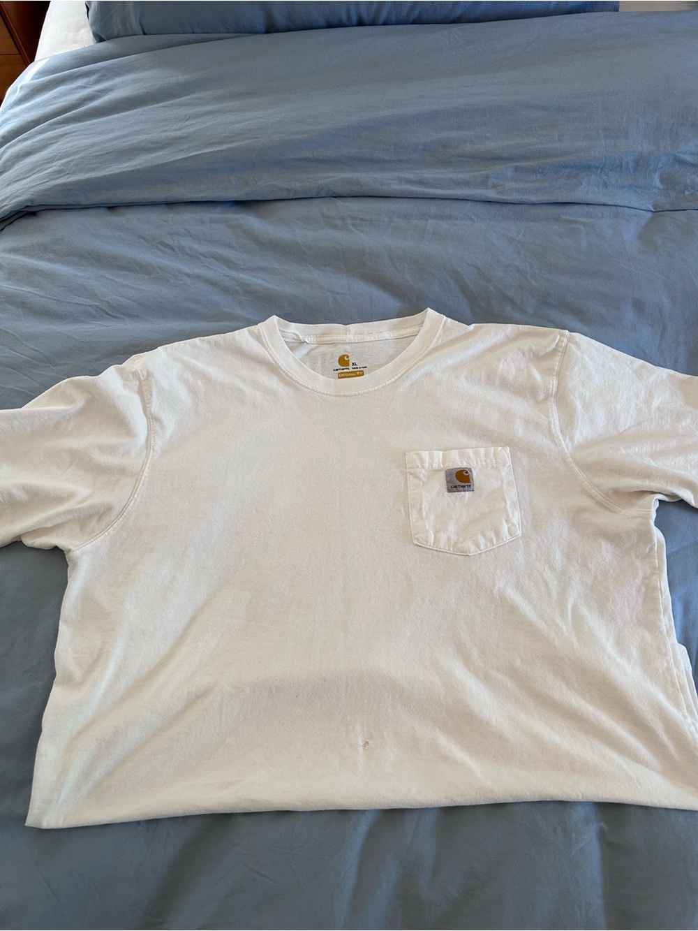 Carhartt White Crewneck Pocket Tee